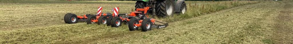 Agrimaster MEGACUT szántóföldi szárzúzó munka közben