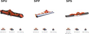Agrimaster SPU, SPP és SPS szárzúzók
